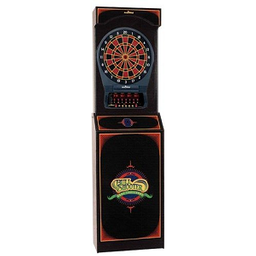 Click here to learn more about the Arcade-Style Cabinet with Arachnid CricketPro 650 Electronic Dartboard.
